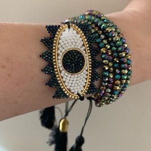 Evil Eye Bracelet set